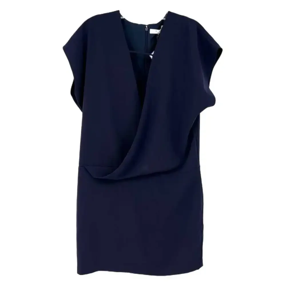 Halston Heritage Blue Polyester Dress | Women’s Size 6